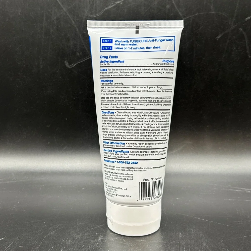 Fungi Cure Medicated Anti Fungal Wash Jock Itch Athletes Foot Ringworm 6 fl oz‎